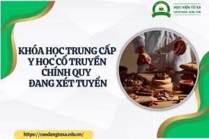 Khóa học Trung cấp Y học cổ truyền chính quy mới nhất - Đang xét tuyển