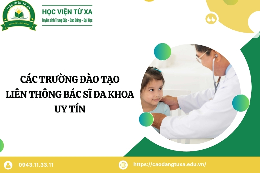 Các trường đào tạo Liên thông Bác sĩ đa khoa uy tín