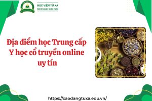 Địa điểm học Trung cấp Y học cổ truyền online uy tín