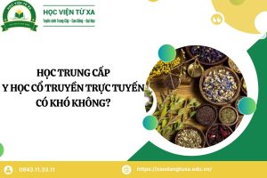 Học Trung cấp Y học cổ truyền Trực tuyến có khó không?