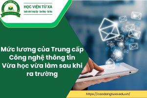 Mức lương của Trung cấp Công nghệ thông tin Vừa học vừa làm sau khi ra trường