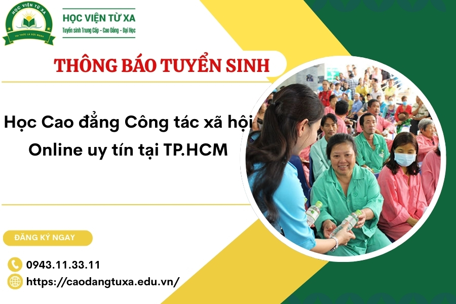 Học Cao đẳng Công tác xã hội Online uy tín tại TP.HCM