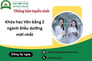 Khóa học Văn bằng 2 ngành Điều dưỡng mới nhất
