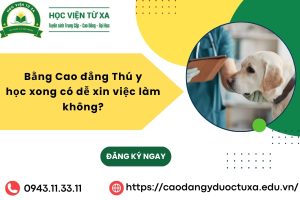 Bằng Cao đẳng Thú y học xong có dễ xin việc làm không?