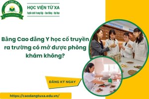 Bằng Cao đẳng Y học cổ truyền ra trường có mở được phòng khám không