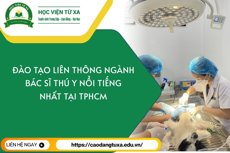 Đào tạo Liên thông ngành Bác sĩ Thú y nổi tiếng nhất tại TPHCM