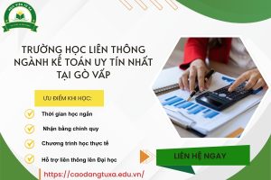 Trường học Liên thông ngành Kế toán uy tín nhất tại Gò vấp