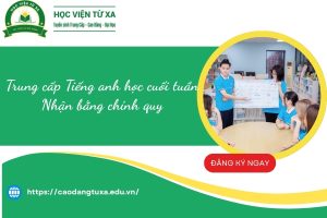 Trung cấp Tiếng anh học cuối tuần - Nhận bằng chính quy