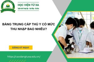 Bằng Trung cấp Thú y có mức thu nhập bao nhiêu?