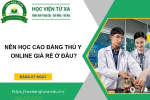 Nên học Cao đẳng Thú y Online giá rẻ ở đâu?